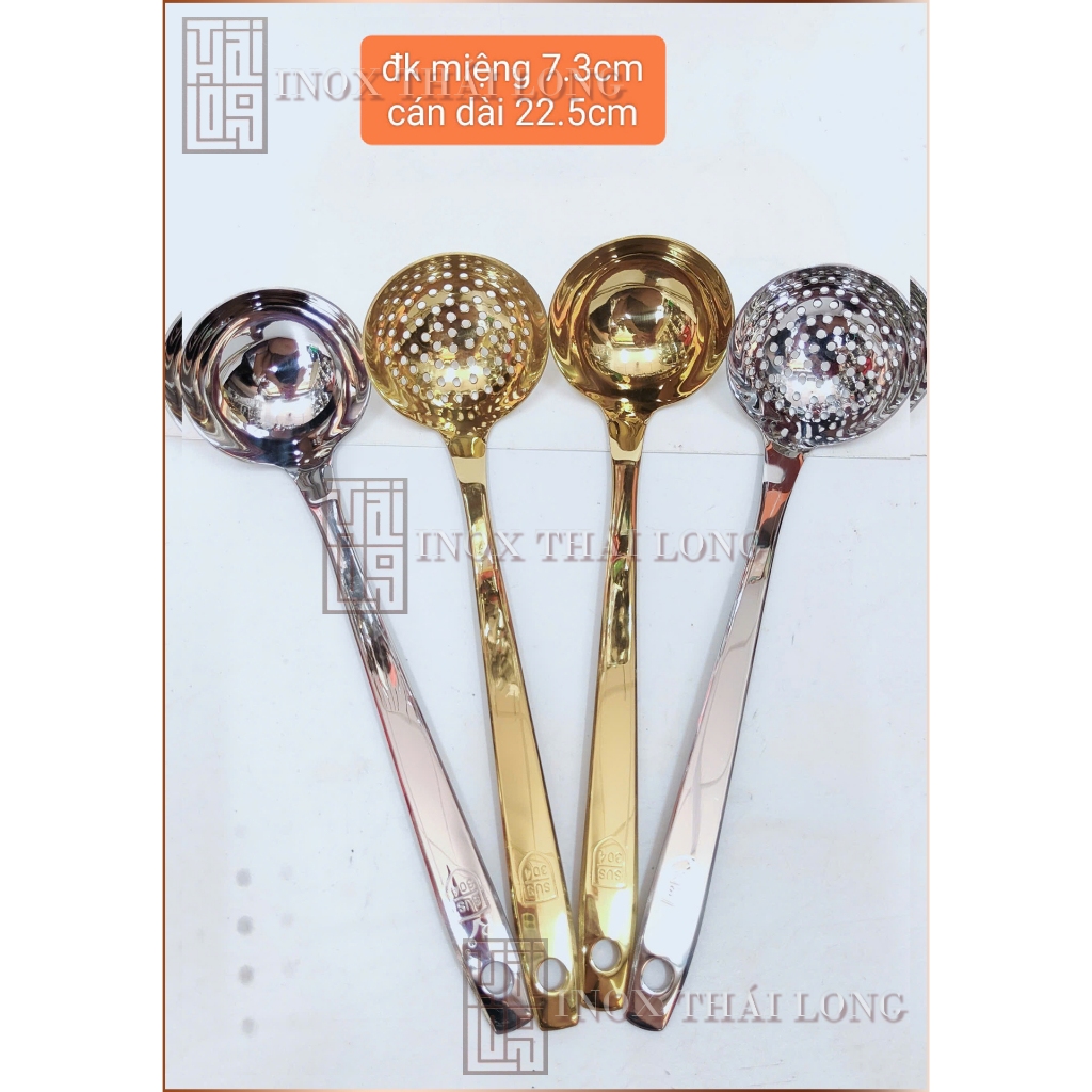 Vá canh/muôi canh inox SUS 304- [có sẵn] [ ảnh thật]