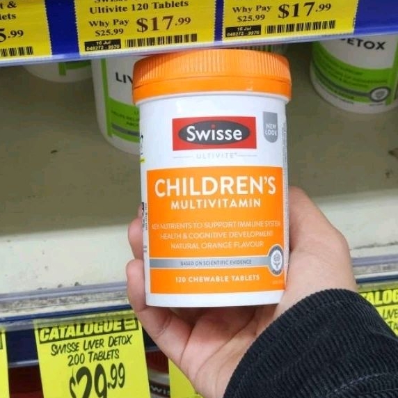 Vitamin tổng hợp cho bé Swisse Childrens Ultivite Multivitamin