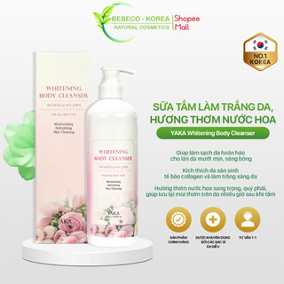  Sữa tắm trắng da kích thích da trắng sáng tự nhiên chống lão hóa và làm mịn da hương thơm nước hoa YAKA Whitening. 
