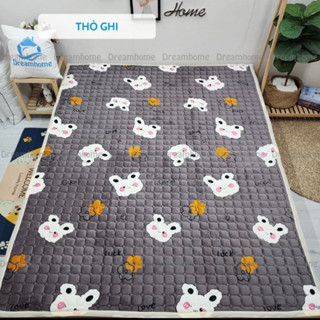 Thảm trải giường mùa đông Yuki chất nỉ nhung giữ nhiệt ấm áp đủ size