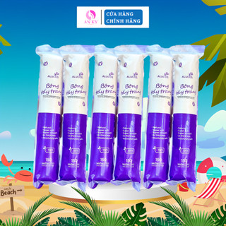 Combo 30 Bông Tẩy Trang Alucos Mềm Mịn Túi 150 miếng