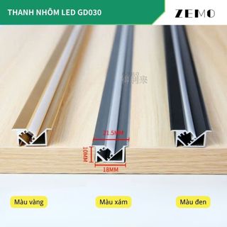 Thanh nhôm LED chiếu nghiêng 45*  (gửi hàng thanh 1m) (CẦN GỬI THANH 3m LH SHOP)
