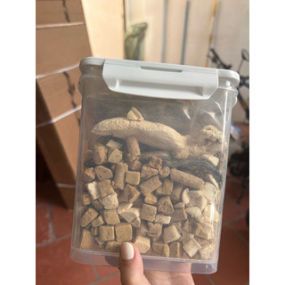 Hộp mix đông khô KHÔNG TRỨNG đủ vị 660g cho mèo cún