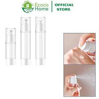 Lọ Chiết Mỹ Phẩm, Dầu Gội, Sữa Tắm ECOCO Dung Tích 30ml, 50ml Dạng Vòi Nhấn Có Van Khoá Cao Cấp