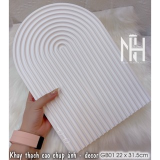 Tấm thạch cao chụp ảnh nail Decor nail style Hàn, phụ kiện chụp ảnh nail, Khay trứng cút chụp ảnh , cốc chụp ảnh