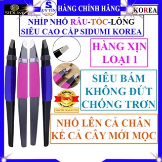 Nhíp nhổ tóc bạc chuyên dụng tóc ngứa sâu nhổ lông nách lông mày tay chân nhổ râu chống trơn loại xịn hàn quốc Sidumi