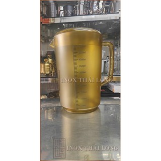 Ca Đong Định Lượng Nhựa Vàng Nâu Chịu Nhiệt - Có Nắp - Nhiều Dung Tích [Giá hủy diệt] [Ảnh thật] [Có sẵn]