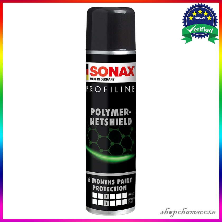 Polyme phủ bóng bảo vệ sơn xe Sonax Polymer Net Shield 340ml