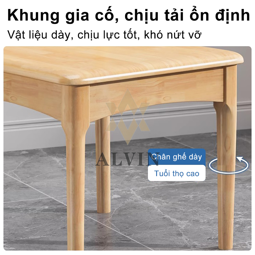 ALVIN ghế gỗ Ăn Bắc Âu Ghế Làm Việc Ghế làm việc đệm Cao Cấp Phong Cách Hiện Đại Thông Minh Phù Hợp | BigBuy360 - bigbuy360.vn