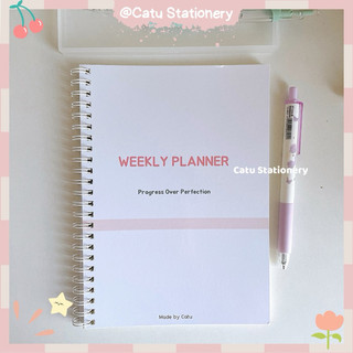 (A5) Sổ kế hoạch tuần Weekly planner thiết kế tối giản 120 trang