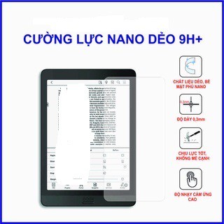 Dán cường lực máy đọc sách Boox Nova 3 , cường lực nano dẻo 9H+