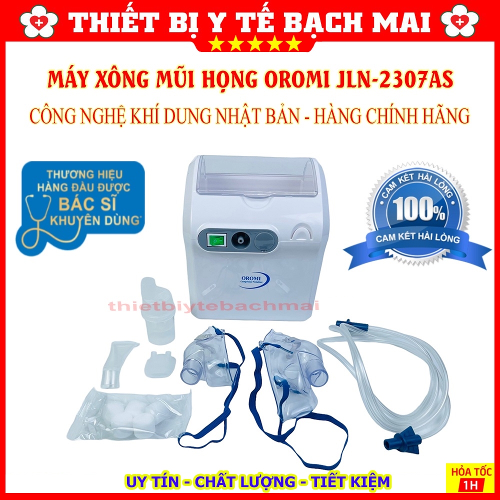 [Cao Cấp] Máy Xông Mũi Họng OROMI JNL-2307AS  - Công Nghệ Khí Dung Nhật Bản