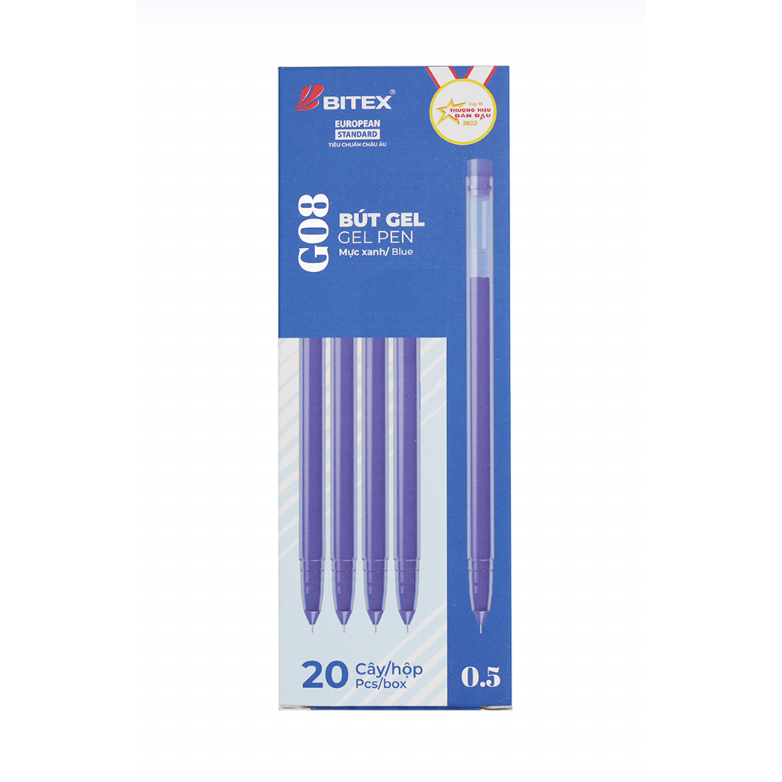Bút gel Bitex G08 Nét 0.5mm