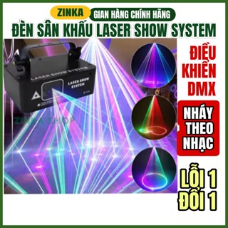 Đèn sân khấu đánh tia laser show system chiếu hình 3D dành cho sân khấu phòng bay phòng hát karaoke bar sự kiện ZINKA