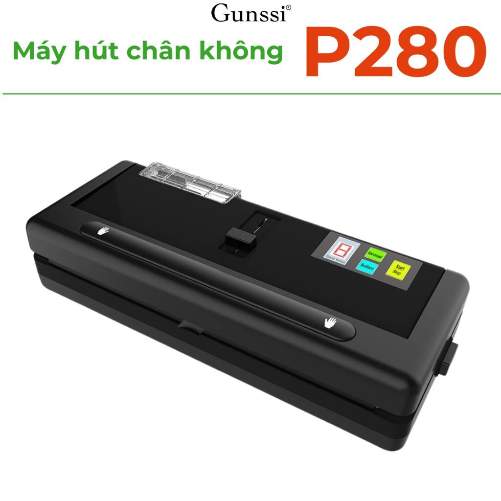 Máy hút chân không không kén túi SHINEYE P280 - Máy ép chân không hàn miệng túi mini hút nhanh, tiện