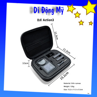  Case cho DJI Osmo Action 4 3 - Hộp bảo vệ Túi đựng chống sốc chống nước cho máy ảnh DJI Osmo Action 4 3 