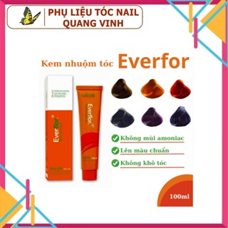   Thanh lý 18k  Thuốc nhuộm tóc Everflor 100ml đủ màu 