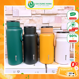 Bình Giữ Nhiệt 24h Inox 304 Nắp Titan Cao Cấp Giữ Nhiệt Tốt Kèm 3 Quà Tặng Dung Tích Lớn M175