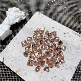 Set đá khối chân nhọn 50 viên mix size- phụ kiện nail đính móng