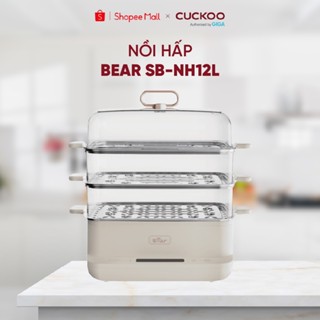 Nồi hấp Bear 3 tầng đa năng 12L SB-NH12L - Bảng điều khiển tiếng Việt - Dễ sử dụng