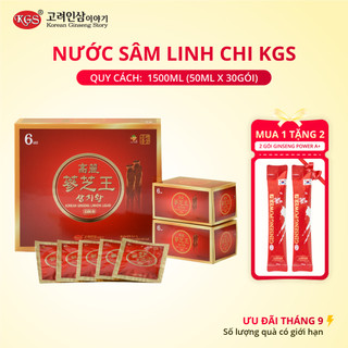 Nước Hồng Sâm Linh Chi KGS 1500ml (50ml x 30 gói)