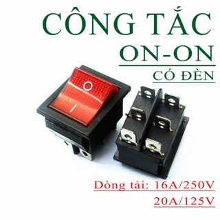 Công tắc ổ điện 6 chân kcd4 250v/16a