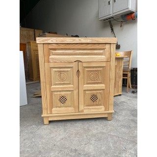 tủ dép gỗ sồi