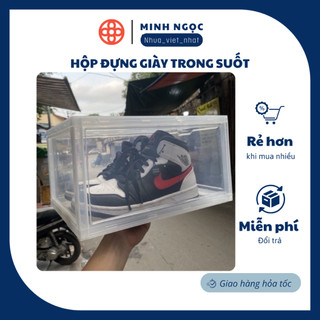  Hộp đựng giày trong suốt nhựa Việt Nhật 3869 gấp gọn 3869 
