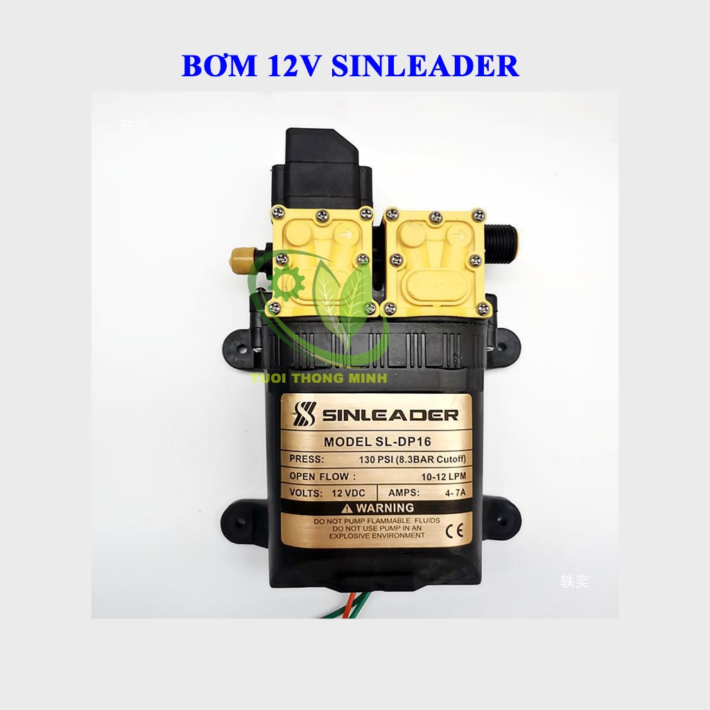 Bơm đôi áp lực Sinleader 12v