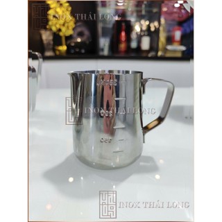 Ca đánh sữa INOX có vạch chia inox