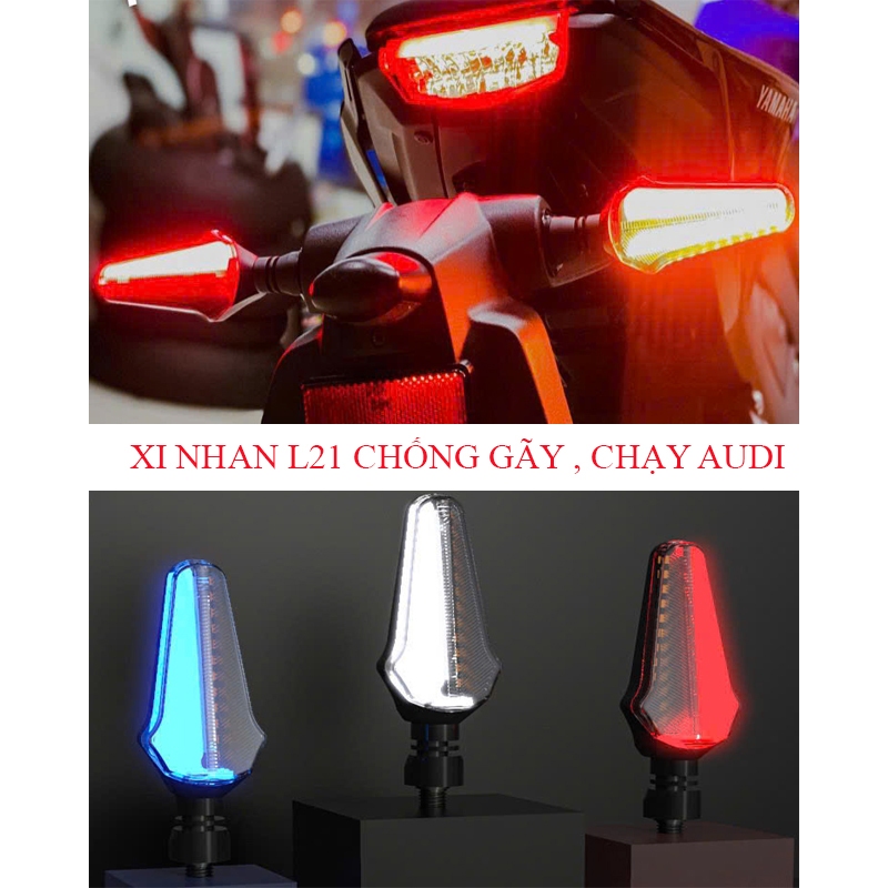 Cặp Xi Nhan Led L21 Hiệu Ứng Chạy Đuổi Audi Chống Gãy Hàng xịn