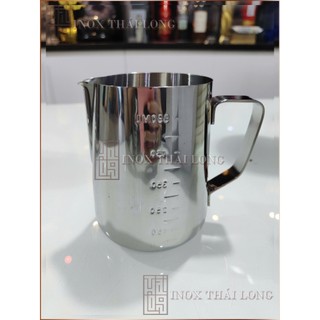 Ca đánh sữa có vạch chia 350ml inox