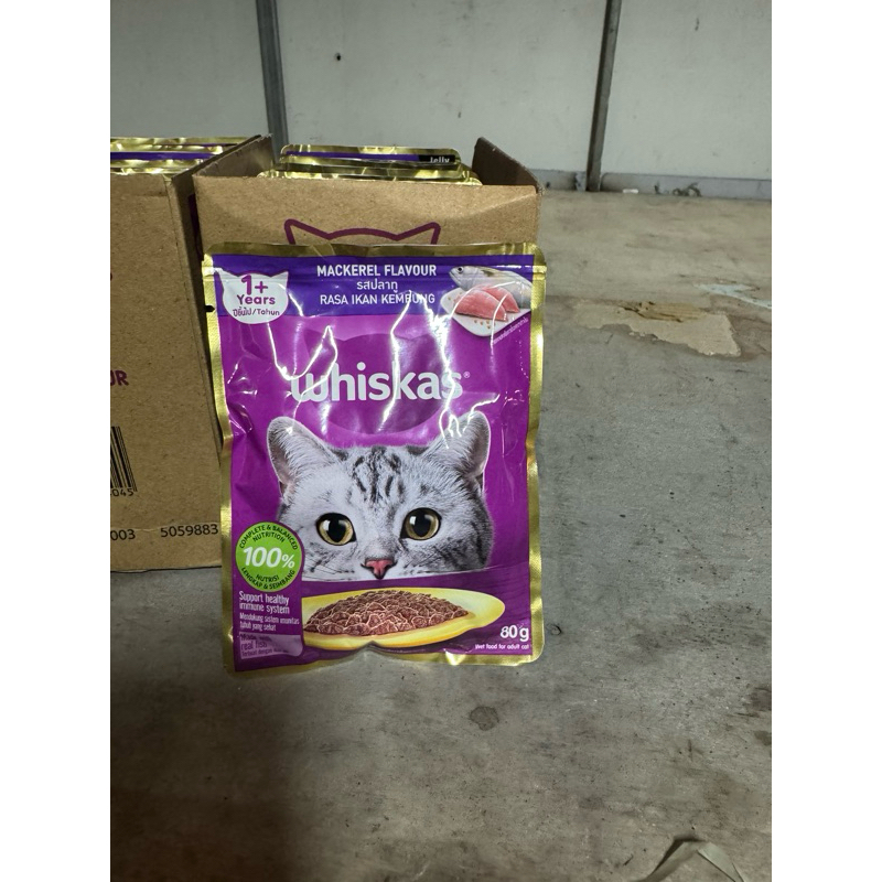 pate mèo whiskas 80g vị Cá Thu