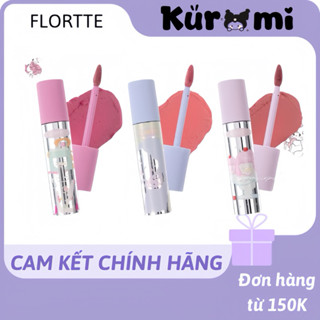 [FLORTTE] Son Kem bùn flortte không lem dưỡng Môi Lì Mềm Mịn Như Nhung Wackky Girl's vỏ bạc sáng da kuromi cosmetic