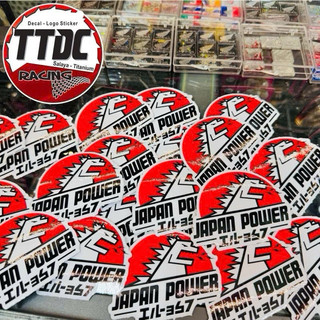 [Giá 1 cặp] Tem dán xe logo sticker JDM JAPAN POWER ✌🏻🚗