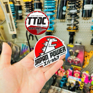 [Giá 1 cặp] Tem dán xe logo sticker JDM JAPAN POWER ✌🏻🚗