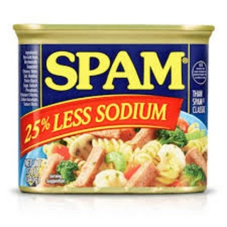 Thịt hộp Spam Less Sodium 340gr (date mới)