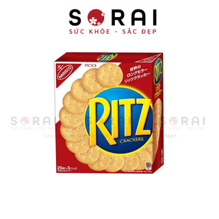 Bánh Ritz mặn vị bơ 75P Nhật Bản hộp 247gr 2/2025
