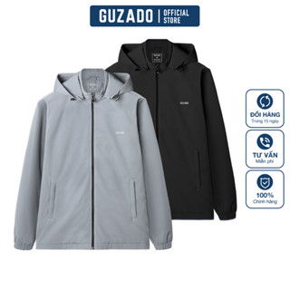 Áo khoác nam Guzado Mẫu Gió Cao Cấp,Cản Gió Giữ Ấm Cực Tốt,Form Regular Fit Dễ Phối Đồ GAG15