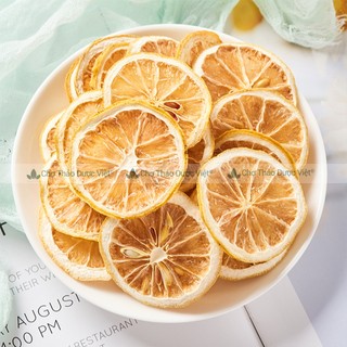 Chanh vàng thái lát sấy khô 1kg, trà chanh vàng, dưỡng da, bổ sung vitamin, tăng cường miễn dịch