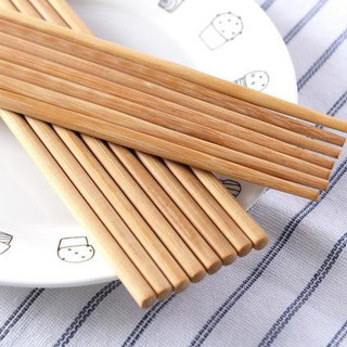 Combo 10 Đôi đũa gỗ tre (chọn mẫu) được vót thủ công, không sơn phủ đánh bóng còn độ nhám tự nhiên