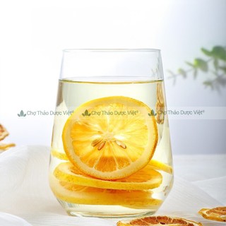 Chanh vàng thái lát sấy khô 100g, trà chanh vàng, dưỡng da, bổ sung vitamin, tăng cường miễn dịch