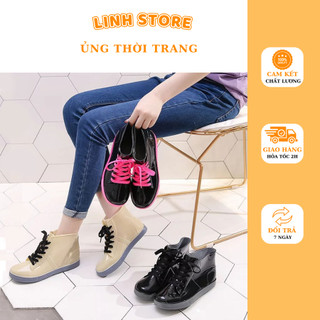 Ủng cao su màu trong suốt thời trang