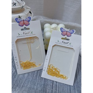 Set dây xích đá - xích bạc - dây đá trang trí móng
