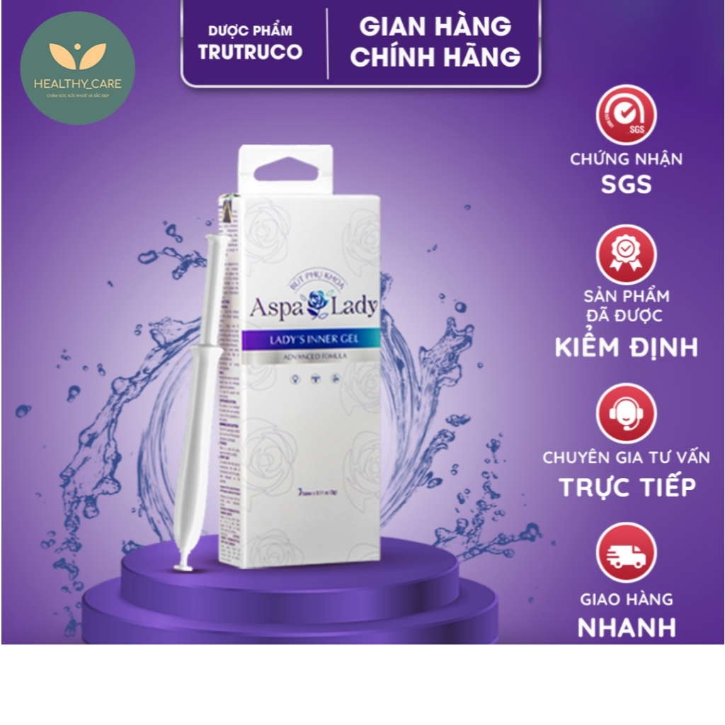 Bút phụ khoa  Aspa Lady (Chính Hãng) Giúp Cân Bằng Nội Tiết Tố Nữ, Đẹp Da, Chăm Sóc Chuyên Sâu Cô Bé