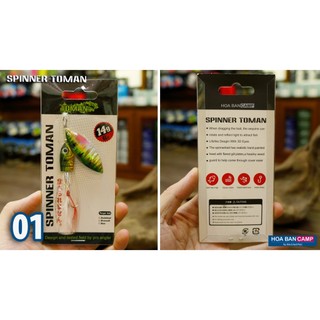 Mồi Lure Spinner Toman | 14g - Lưỡi BKK #6