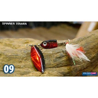 Mồi Lure Spinner Toman | 14g - Lưỡi BKK #6