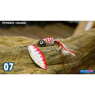 Mồi Lure Spinner Toman | 14g - Lưỡi BKK #6