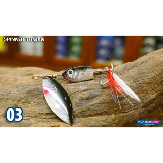 Mồi Lure Spinner Toman | 14g - Lưỡi BKK #6