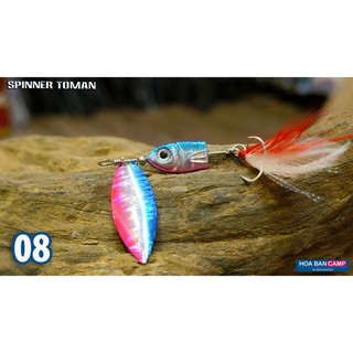 Mồi Lure Spinner Toman | 14g - Lưỡi BKK #6